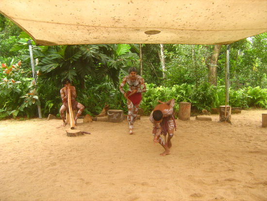 Doolgubudda bedeutet uebrigens "Rain Forest People" Traditionelle Taenze