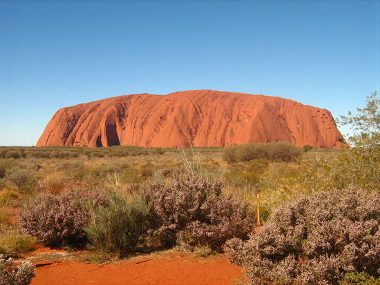 Uluru am Nachmittag
