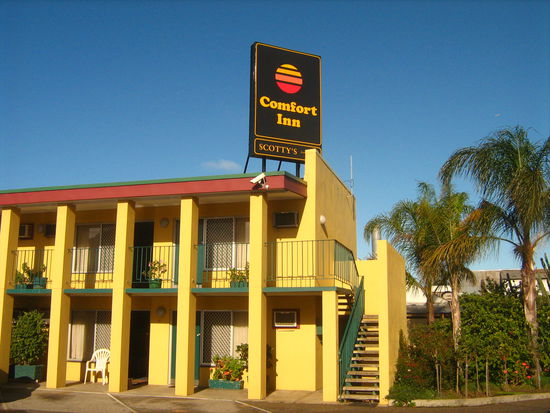 Scottys Motel - unser zu Hause ueber das Wochenende an dem der Mitsu in der Werkstatt war.