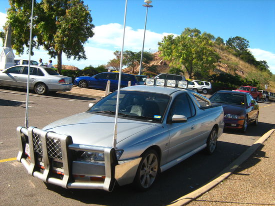 Hier sind bald die Anbauten schwerer als das Auto selber...