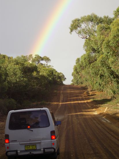So romantisch kann Dirtroadfahren sein...