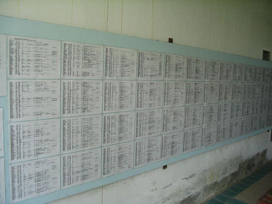 eine liste saemtlicher am bau beteiligten menschen