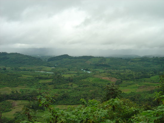 Die Aussicht auf Agua Azul und Agua Clara