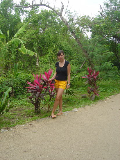 Am Eingang der Mayastätte