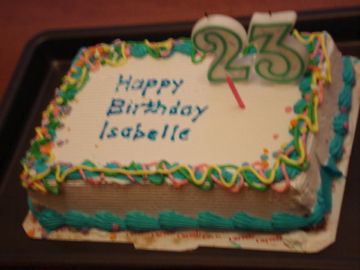 Ice cream-cake for Isabelle