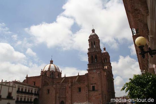 Die Kathedrale von Zacatecas - Im Abendschein noch schöner anzusehen