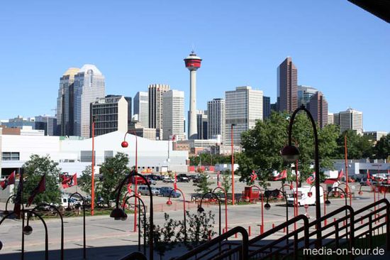 Calgary - Die Skyline: Jenni verliebt sich umgehend in die Stadt