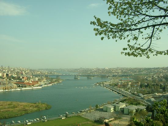 Eyüp, die Aussicht vom Café "Piyer Loti".