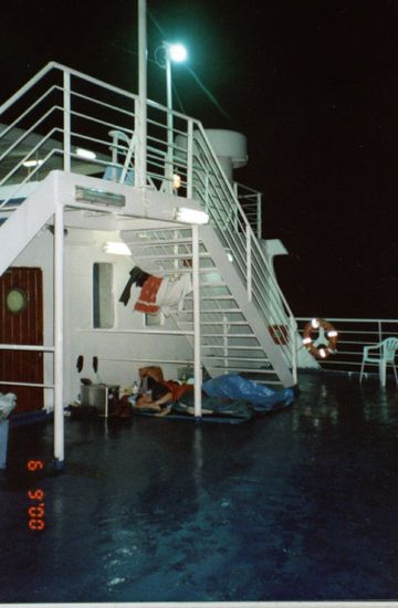 Deckspassage - der beste Platz an Bord, wie ein zweites Zuhause.