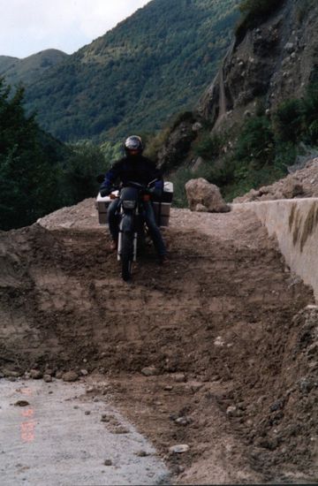 Passüberquerung im Kleinen.