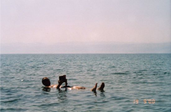 Im/auf dem Toten Meer...