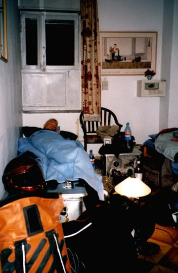 In Jerusalem besitzen wir ein eigenes Bett!