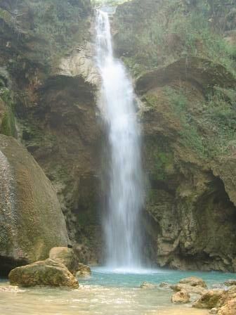 Wasserfall in der Nähe von Louang Prabang.