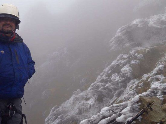 Lobo, einer unserer Guides kann da nur müde lächeln... Seinen Schal hat er wohl verliehen 