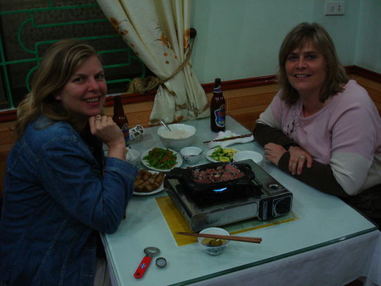 schade, etwas dunkel... links das Geburtstagsschaetzchen Corinna