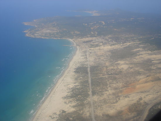 ..Blick aus dem Flugzeug