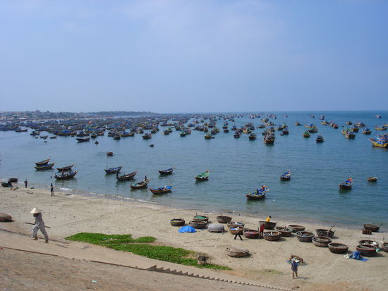 ein unglaublicher Anblick, die grosse Anzahl der Fischerboote