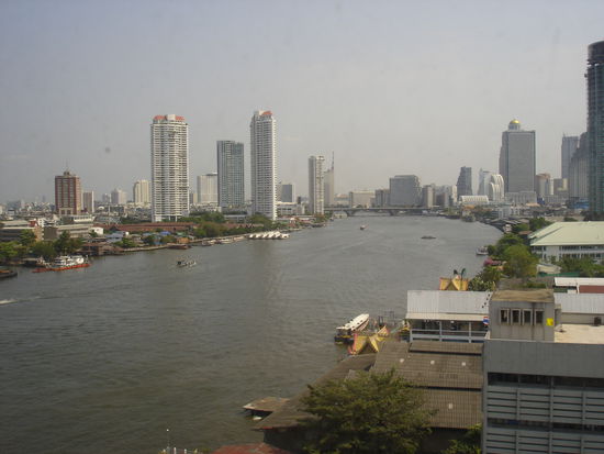 Blick aus dem Hotelzimmer in der 10. Etage