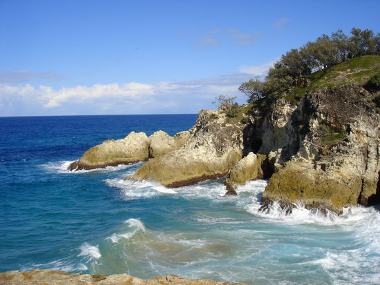 ...an dieser Stelle habe ich Seeturtles gesehen..