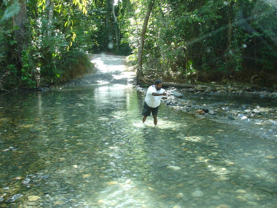 ...und da fliegt er...weiter gehts..