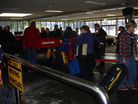 Gepaeckausgabe auf tasmanisch...
wer suchet, der findet...