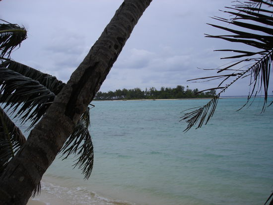 Aussicht von unserer Terrasse nach links