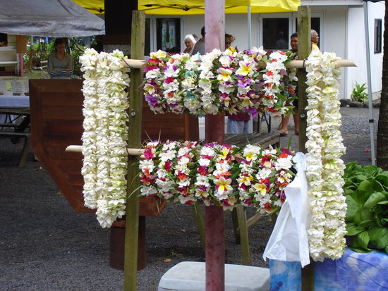 der typische Suedsee Blumenschmuck