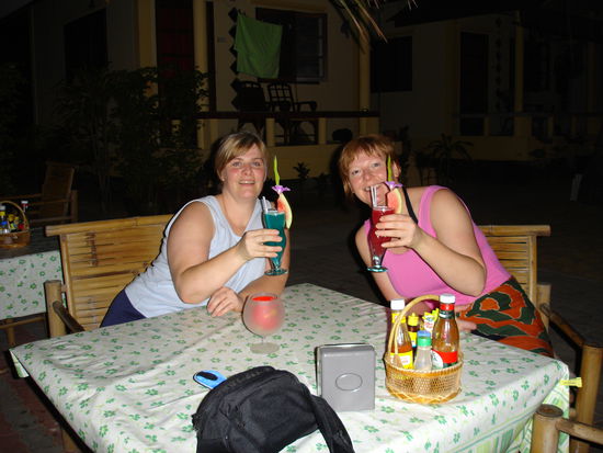 ... an diesem Abend waren wir in Cocktaillaune ...