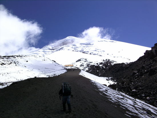 ...da wollen wir rauf...
die Huette ist doch so nah