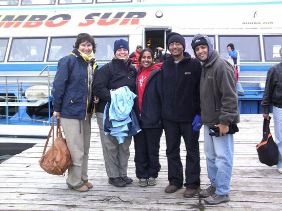 li Catherine und re neben mir unsere Tischgesellen aus USA