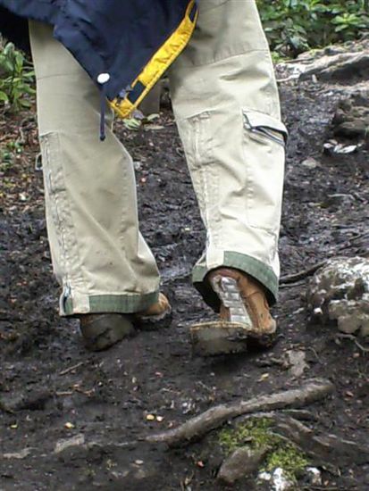 die ersten Schuhe geben schon den Geist auf