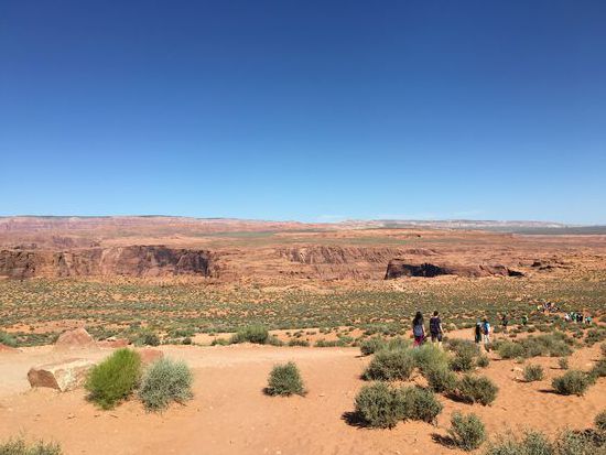 Weg zum Horseshoe Bend