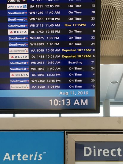 Southwest 3116 ist mein Flug