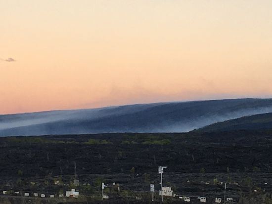 Was hier dampft, ist die Lava