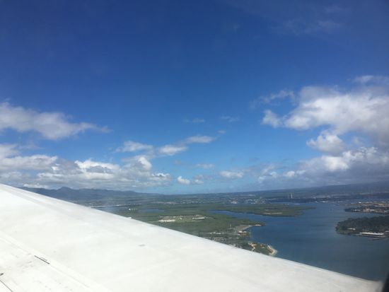 Pearl Habor schon mal beim Landeanflug