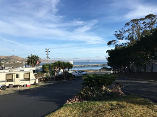 unsere Aussicht auf Morro Bay