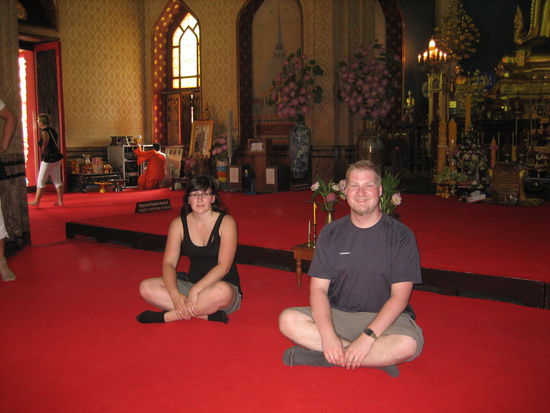 wir im "Marbel Tempel"