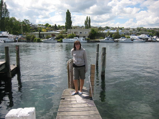 am Lake Taupo