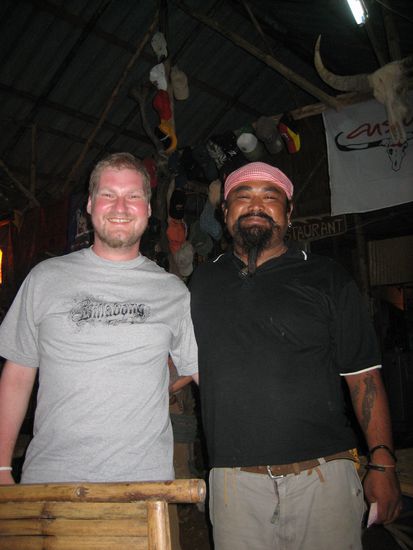 Heiko und Nid (In Nids Kitchen gibt es sehr gutes Essen fuer gute Preise)