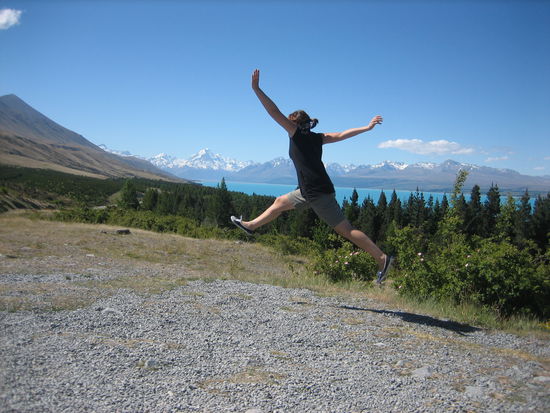 auf dem Weg zum Mount Cook