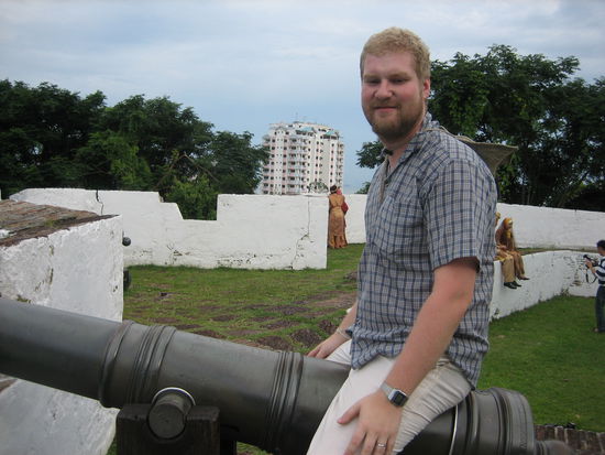 Heiko beim St Johns Fort