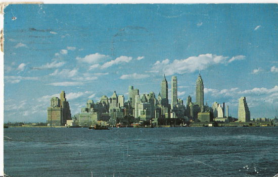 Skyline Manhatten 1955