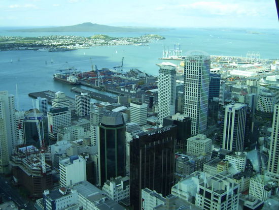 Blick vom Sky-Tower in Auckland