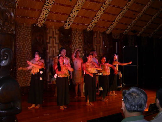 Maori-Night Show in Waitangi