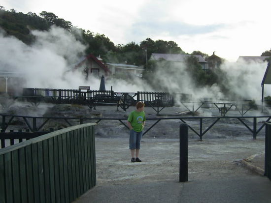 Überall Schwefelgeruch in der Stadt