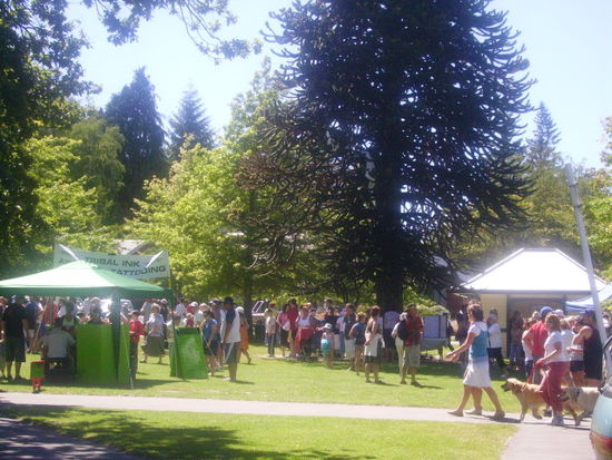Kleiner Flohmarkt in Hamner Springs