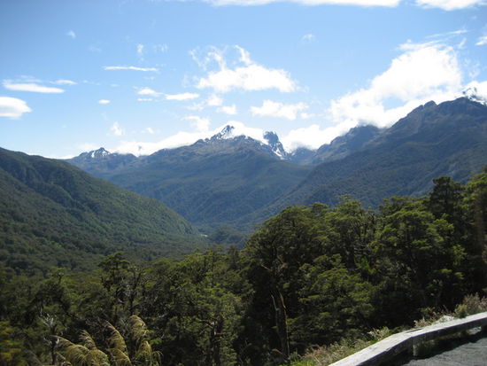 Fahrstrecke zum Milford Sound