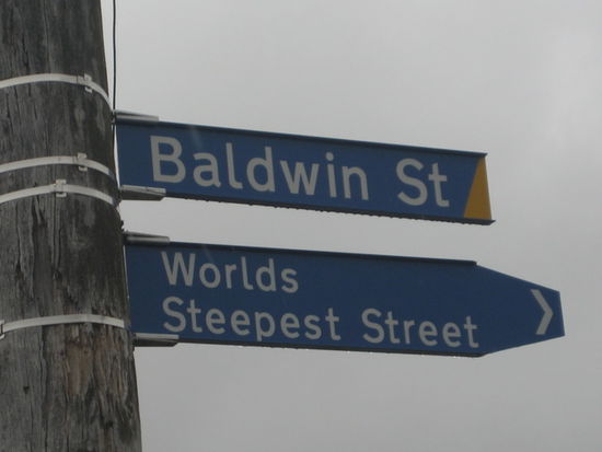 steilste Straße "der Welt" Dunedin