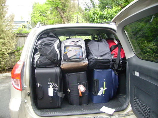 So schnell verging unser Traumurlaub, gepackt ging es nach Hause...