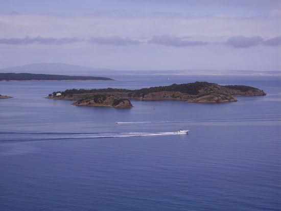 Blick auf das Meer von Lopar